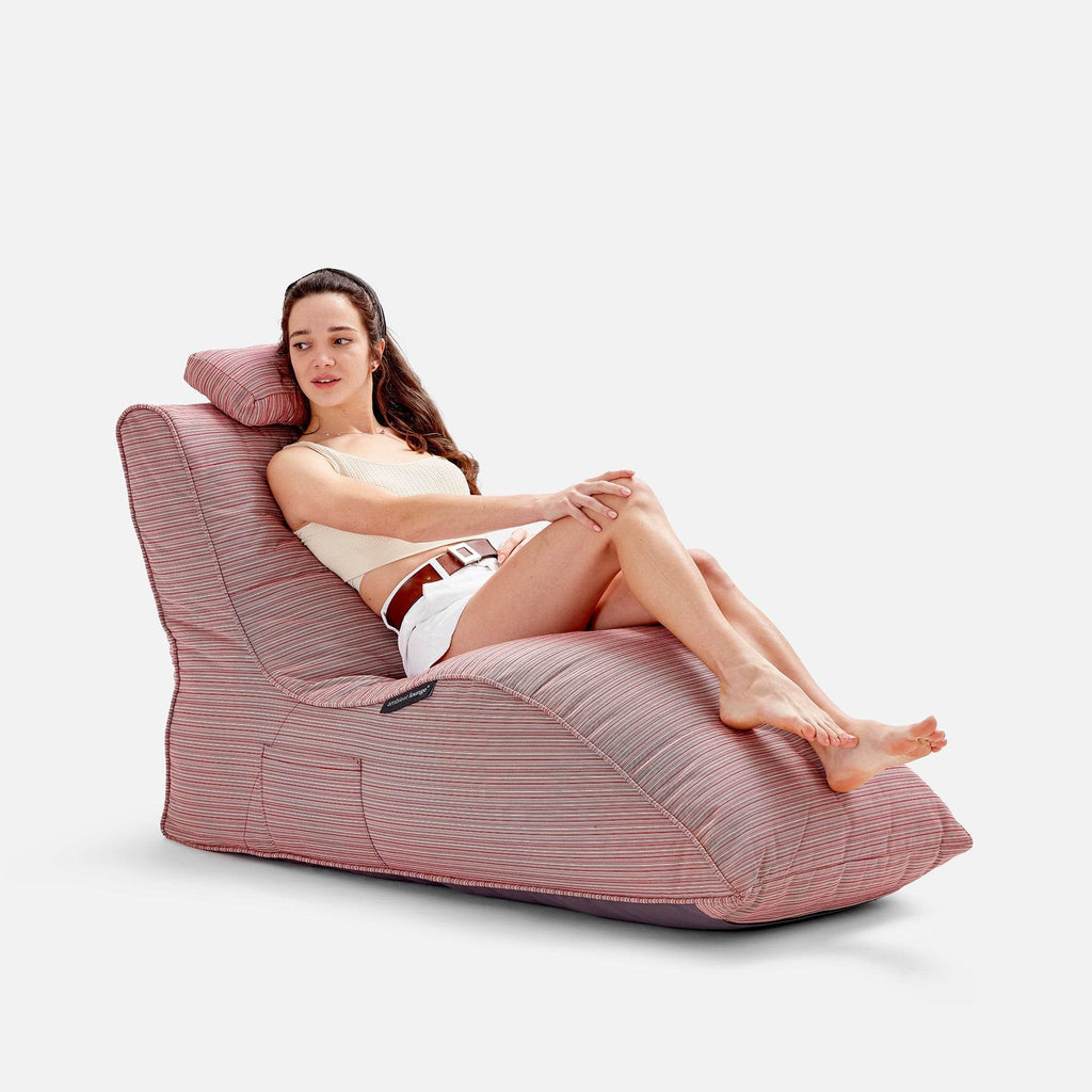 Avatar Lounger with Headrest - Outdoor/Interior