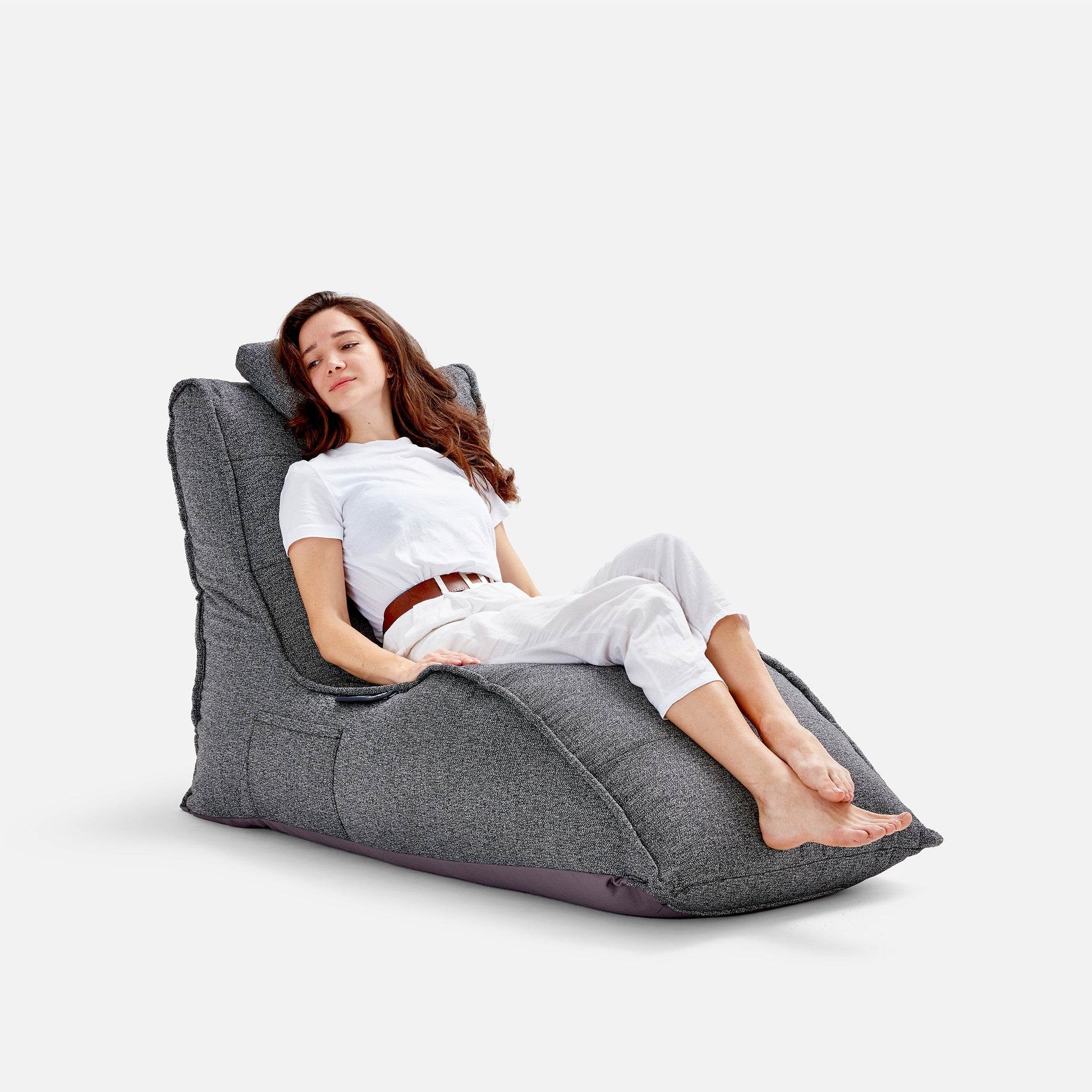 Avatar Lounger with Headrest - Outdoor/Interior