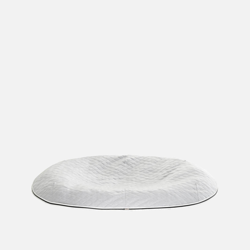 Large Premium Dog Bed Cover, ThermoQuilt Silver (Cooling)