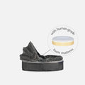 Small Rebound Foam Mattress Dog Bed With Hoodie-Interior/Outdoor