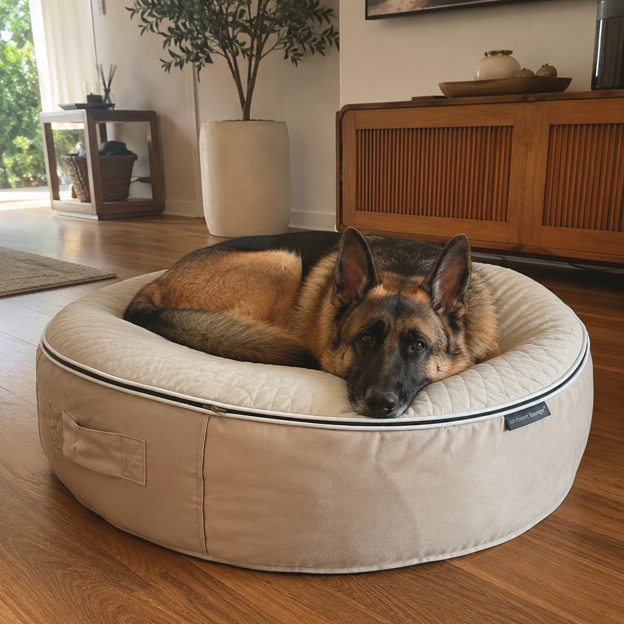 XXL Rebound Foam Mattress Dog Bed - Interior/Outdoor