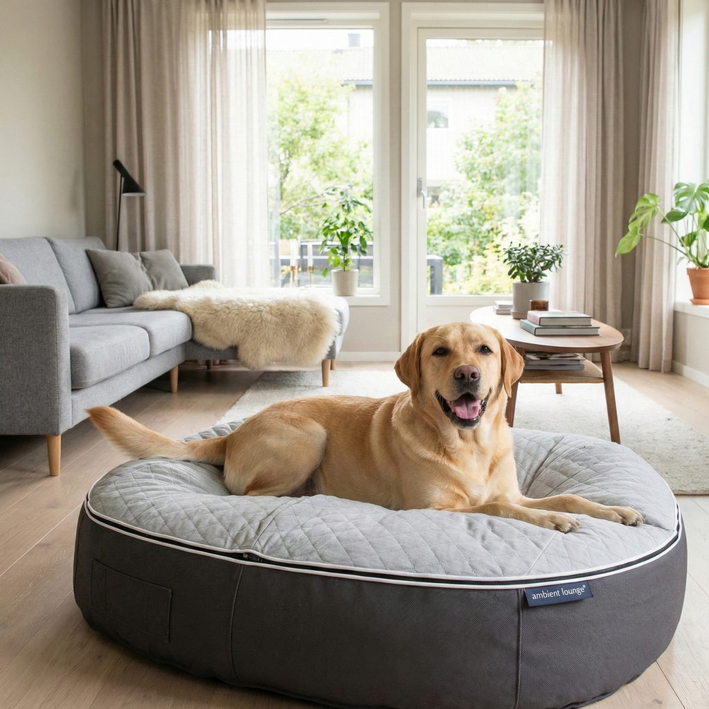 XXL Rebound Foam Mattress Dog Bed - Interior/Outdoor