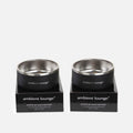 2L Double-Wall Stainless Steel Food & Water Dog Bowl (Set of 2)