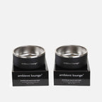 2L Double-Wall Stainless Steel Food & Water Dog Bowl (Set of 2)