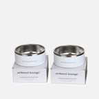 2L Double-Wall Stainless Steel Food & Water Dog Bowl (Set of 2)