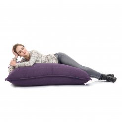 aubergine dream zen lounger bean bag for lounging