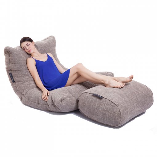 eco weave ottoman bean bag with acoustic sofa