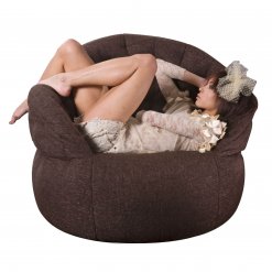 hot chocolate butterfly sofa bean bag with model