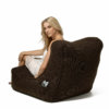 hot chocolate evolution lounger bean bag with model