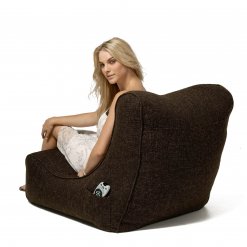 hot chocolate evolution lounger bean bag with model