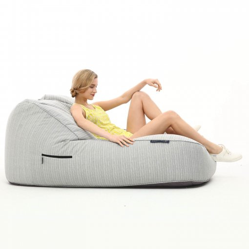 silverline satellite twin bean bag with model