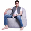 tundra spring butterfly sofa bean bag with model