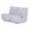 Twin couch bean bag sofa in tundra spring fabric