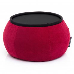 Versa bean bag table in wildberry deluxe fabric