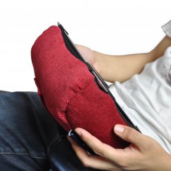 wildberry tech pillow bean bag when held