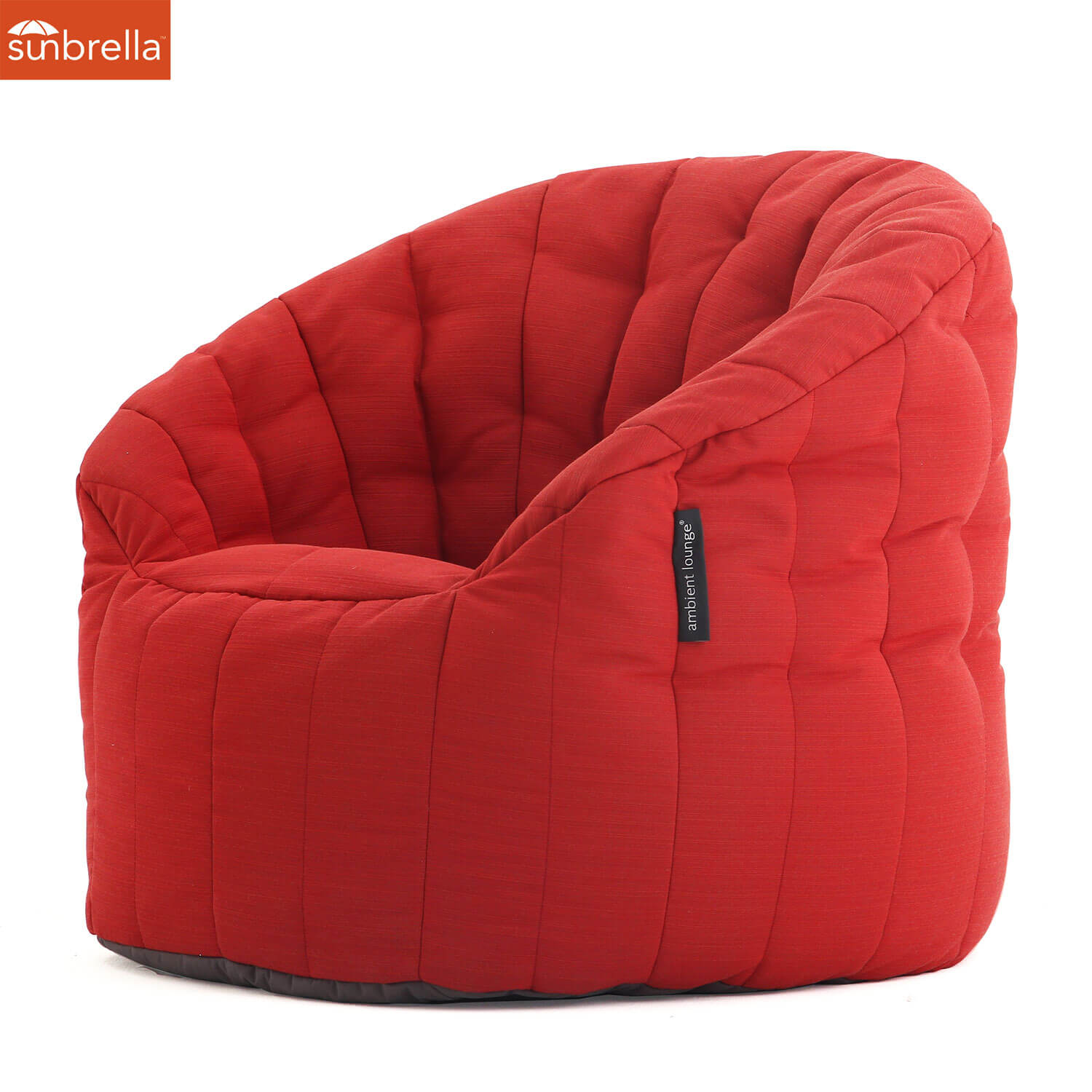 Butterfly Sofa Crimson Vibe Luxury Ambient Lounge Sunbrella Bean Bags