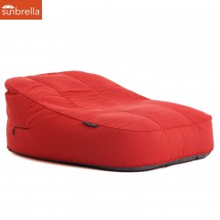 Satellite Twin Sofa Crimson Vibe Luxury Ambient Lounge Bean Bag