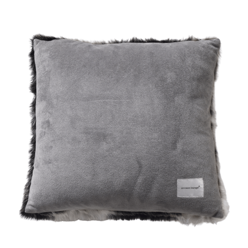 Animal Print Faux Fur Pillow
