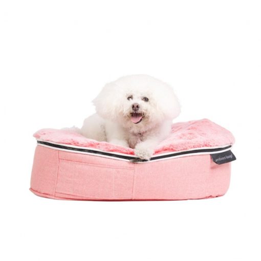 Small-luxury-indoorOutdoor-dog-bed-Ballerina-Pink